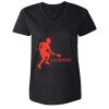 Women's Tagless V-Neck T-Shirt Thumbnail